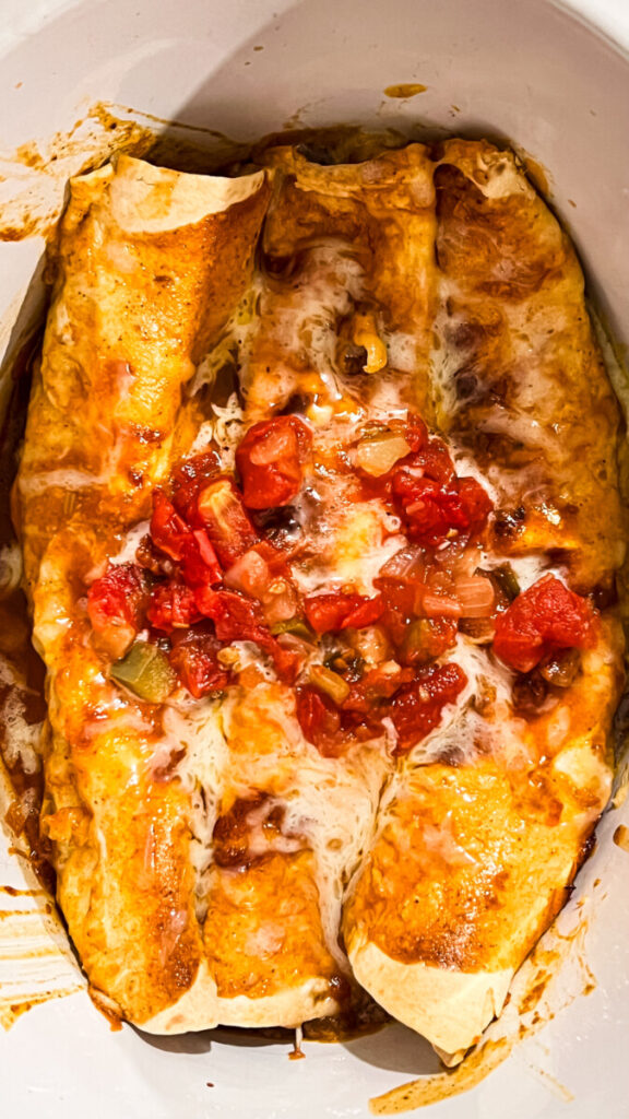  IMG_0032-576x1024 Crockpot Cheesy Beef Enchiladas  