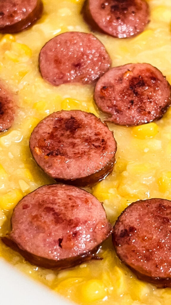  IMG_0534-576x1024 Crockpot Cheesy Corn and Kielbasa  