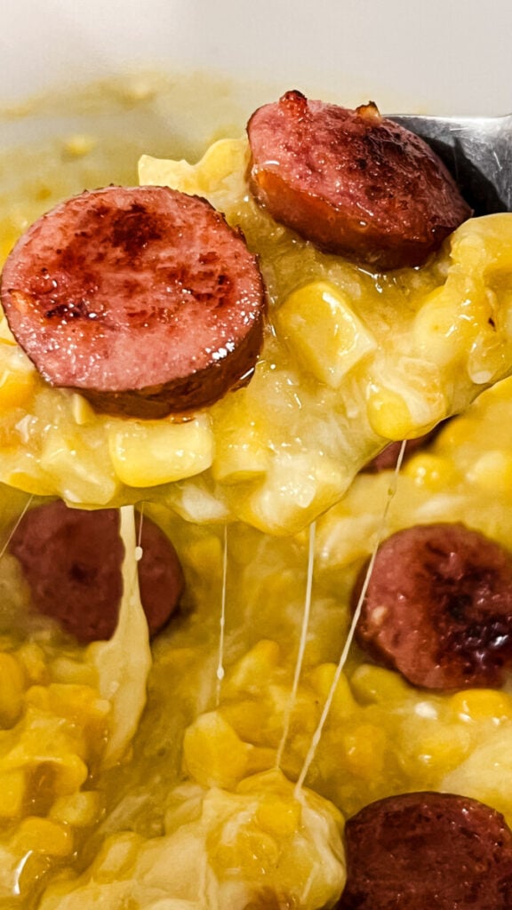  IMG_0538-576x1024 Crockpot Cheesy Corn and Kielbasa  