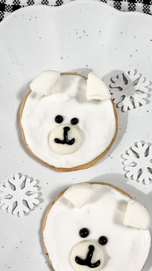 IMG_0588-576x1024 Easy Decorated Polar Bear Cookies