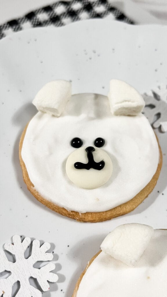 IMG_0599-576x1024 Easy Decorated Polar Bear Cookies