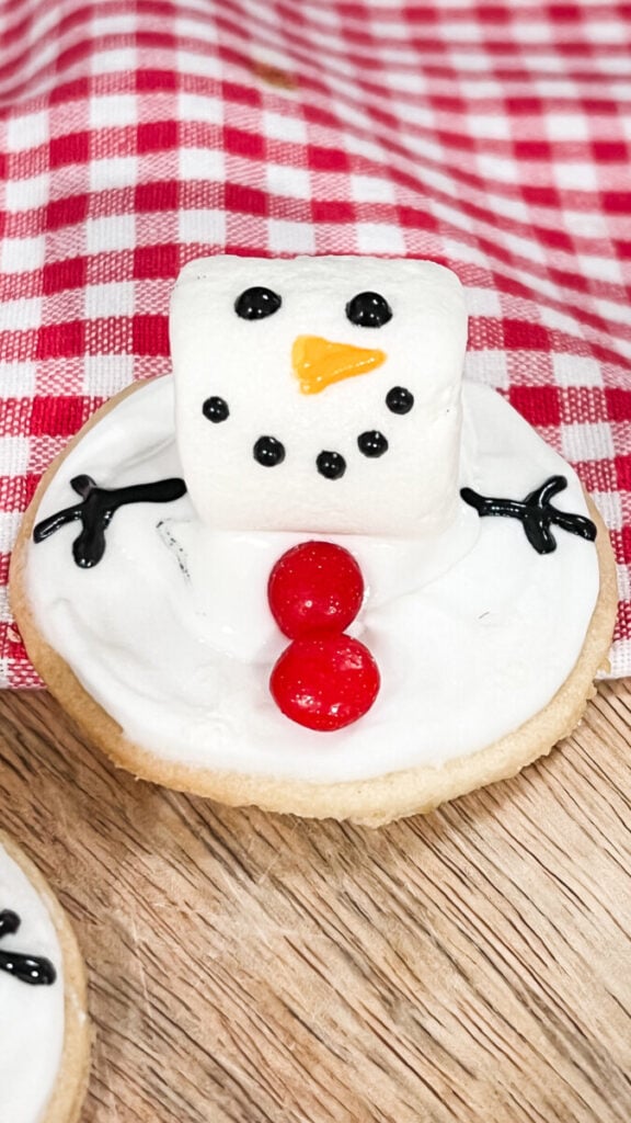 IMG_0667-576x1024 Melting Marshmallow Snowman Cookies