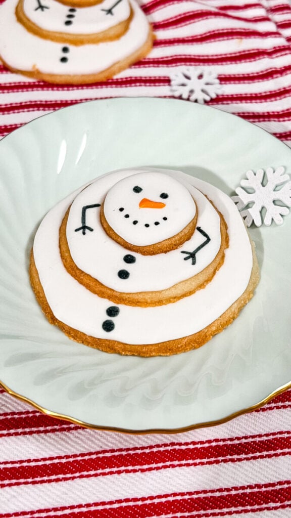  IMG_0892-576x1024 Stacked Snowman Sugar Cookies  