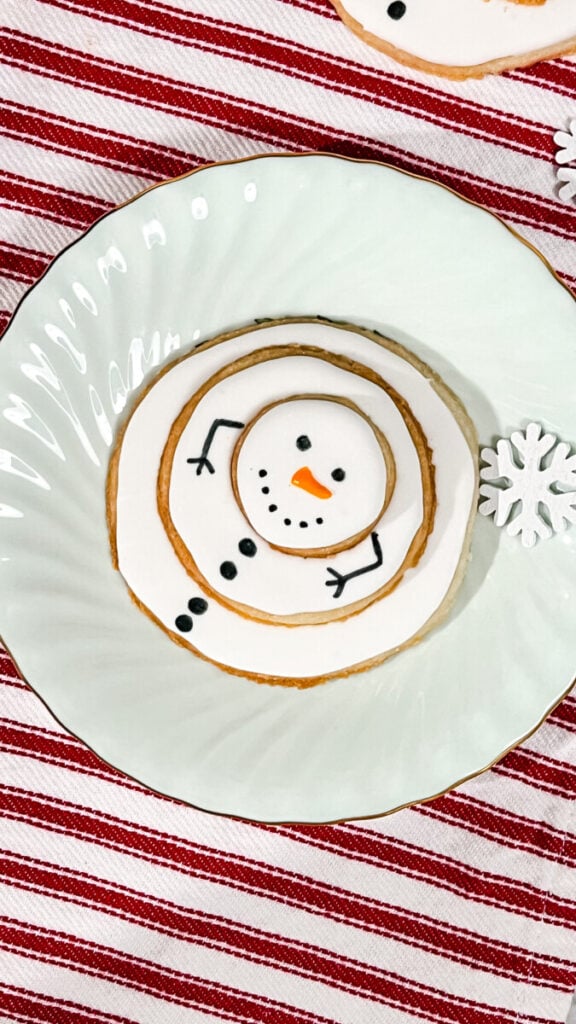  IMG_0895-576x1024 Stacked Snowman Sugar Cookies  