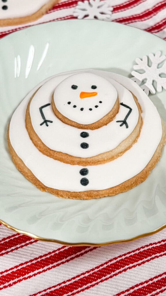  IMG_0900-576x1024 Stacked Snowman Sugar Cookies  