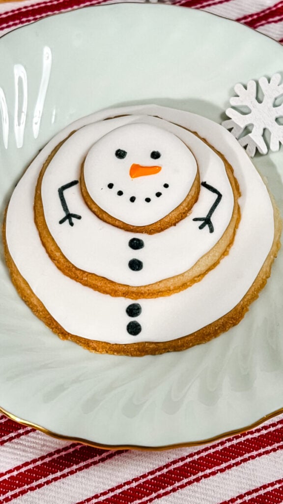  IMG_0901-576x1024 Stacked Snowman Sugar Cookies  