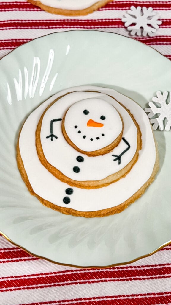  IMG_0902-576x1024 Stacked Snowman Sugar Cookies  
