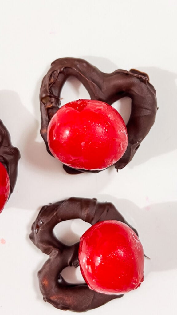 IMG_1690-576x1024 Rudolph Noses Chocolate Pretzels