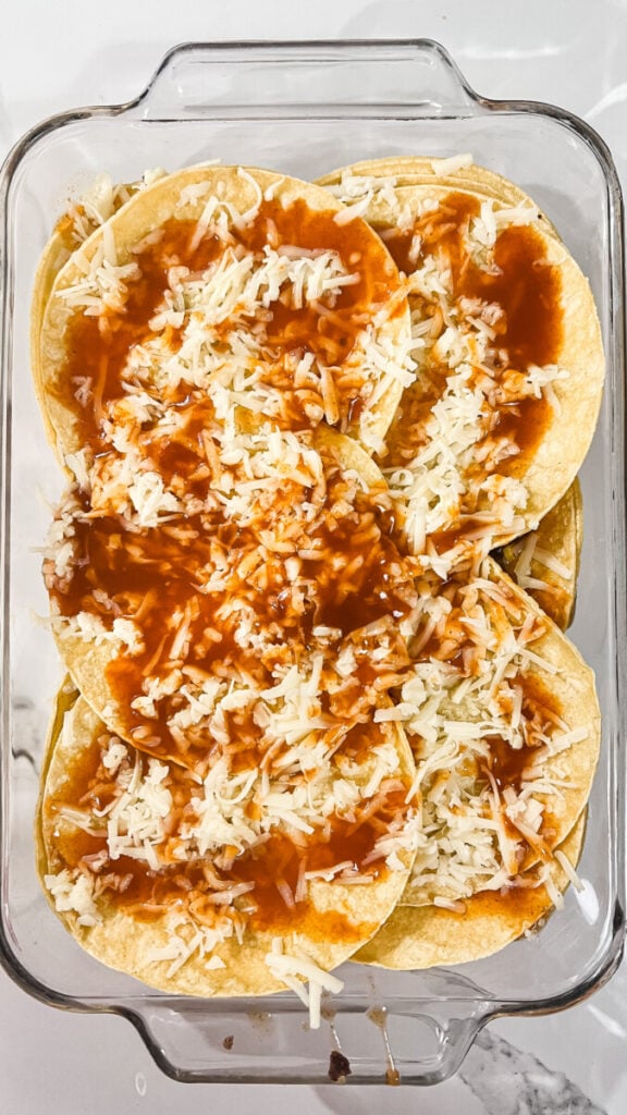  IMG_2809-576x1024 Beef Enchilada Casserole with Corn Tortillas  