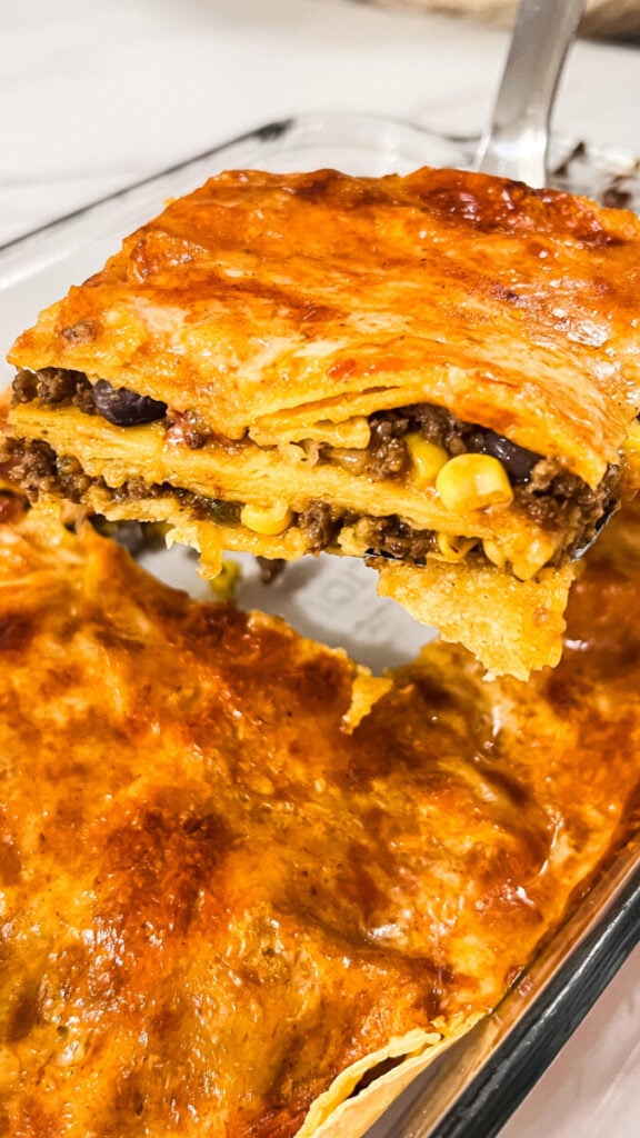  IMG_2823-576x1024 Beef Enchilada Casserole with Corn Tortillas  