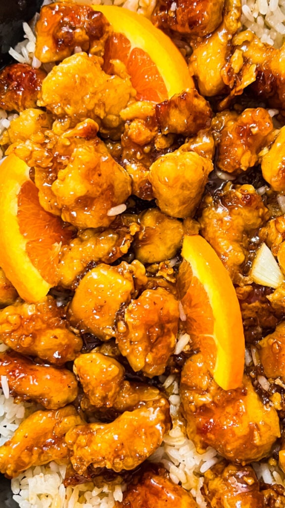 IMG_3610-576x1024 Crockpot Orange Chicken and Rice