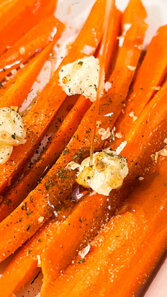 IMG_3720-576x1024 Honey Garlic Butter Roasted Carrots