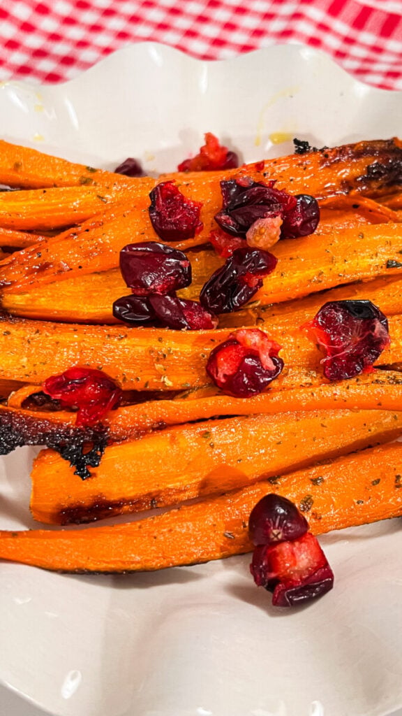 IMG_3746-576x1024 Cranberry Maple Glazed Roasted Carrots