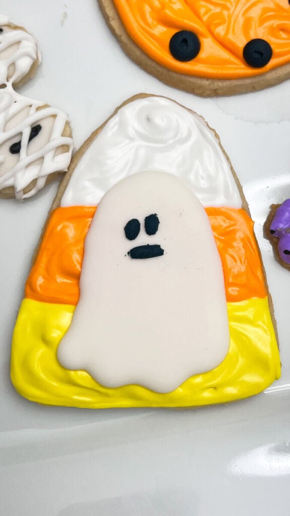 IMG_9038-576x1024 Ghost Candy Corn Cookies