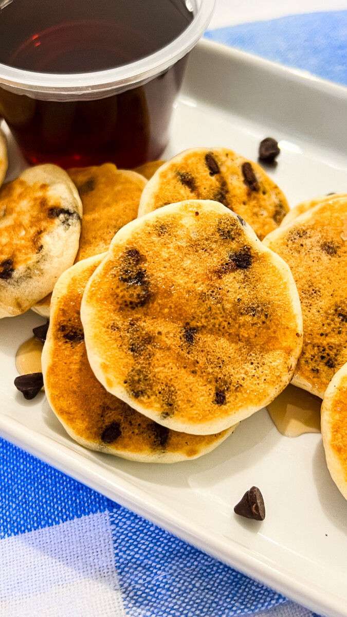  IMG_9269 Mini Chocolate Chip Pancakes  