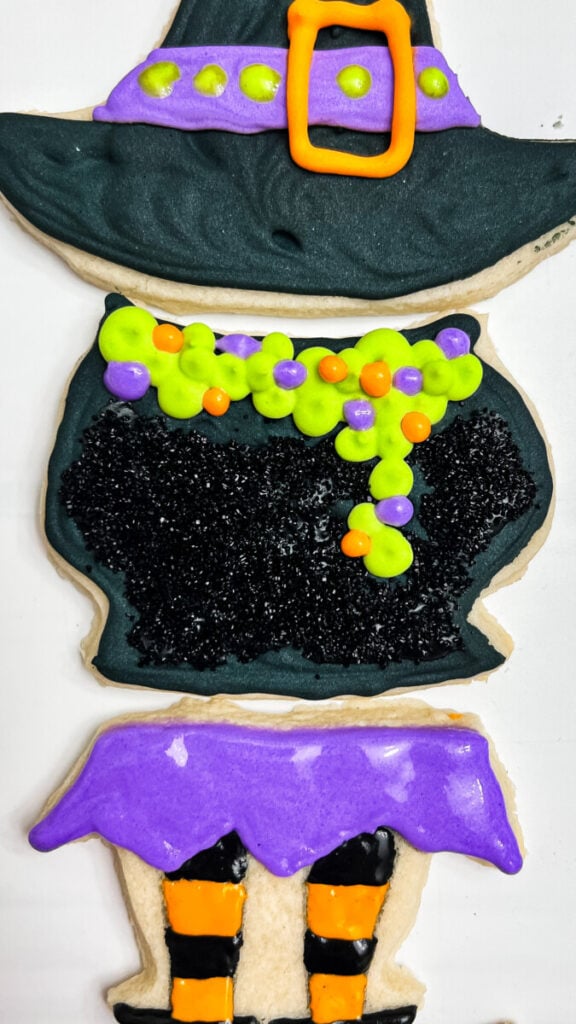 IMG_9414-576x1024 Stacked Witch Halloween Cookies