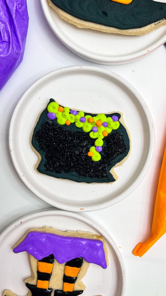 IMG_9422-576x1024 Stacked Witch Halloween Cookies